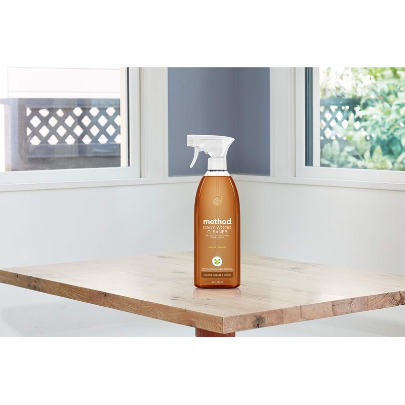 Method Daily Wood Cleaner, Almond, Cleans Shelves, Tables and Other