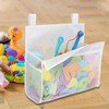Milageto Mesh Bath Toy Organizer Net Bag Decor with Suction,Multiuse