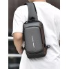 yuqing.fc Pechera Mochila Cruzada Para Hombre Lujo Antirrobo Carga Usb