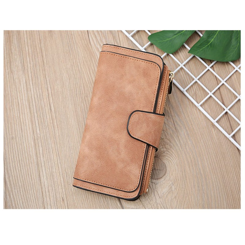 DTSFHTDAL Women's Wallet-Womens Long Wallet-Leather Large Capacity Coin Purse-Credit Card