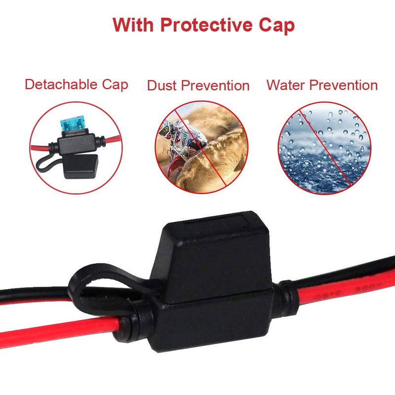 KUNCAN Alligator Clips Battery Terminals - Battery Alligator Clips to