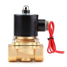 Solenoid Valve, AC 220 V 3/4 Inch Zinc Alloy Body NC Electric Solenoid Valve Zinc Alloy Body for Water Oil Air Gas