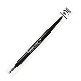 Glam'Up Paris Waterproof Retractable Ultra Thin Long Lasting Waterproof Double Eyebrow Pencil #02 Dark Brown