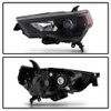 ACANII - For 2014-2020 Toyota 4Runner Halogen Black Projector Headlights