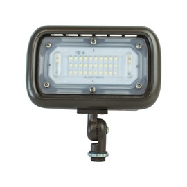 Newhouse Lighting WW30BRZ-2 30-Watt Die-Cast Aluminum LED Wall Wash Flood Light Outdoor, Weatherproof Landscape Lighting 2695 Lumens, 3000K Warm White, 120-277V, 1/2" Knuckle Mount Bronze, 2-Pack
