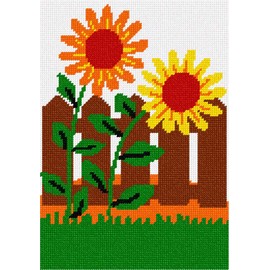 Pepita Needlepoint Canvas: Sunflowers, 7" x 10"