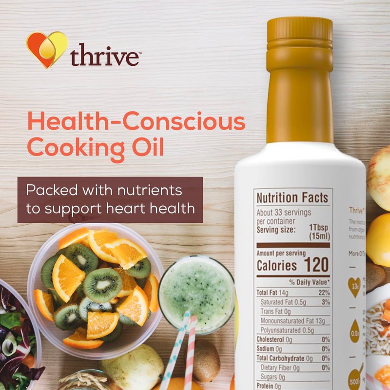 Thrive Cooking Oil - Reserve Pure Algae Oil, Heart and