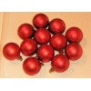 Unbranded Red Christmas Balls Ornaments Decorations 40mm 1.5" Non Shatter