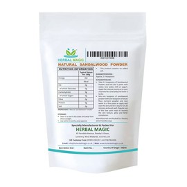Herbal Magic's Pure And Natural Sandalwood Powder, Chandan Powder, Natural Face Mask,free from Additives & Preservatives - Premium Quality-50g(Pack Of 1)