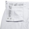 CHAMPRO boys Pipe Triple Crown Polyester Knicker with Braid, White,