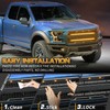 XRIDONSEN 2PCS 24 inch Truck Grill Strobe Lights Strip 288