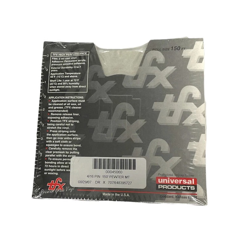 TFX 060 Pewter TFX Professional Pin Striping Premium Grade 4/16”
