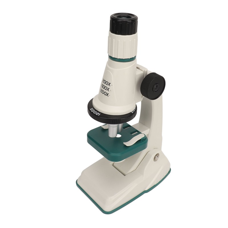 Kids Microscope Science Kit 200 to 1200X Magnification Flexible Angle