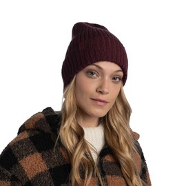 BUFF Unisex Knitted Hat, Maroon, One Size EU