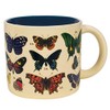 Heat Changing Butterfly Mug - Reveals 18 Species With Common and Latin Names on Bottom - Comes in a Fun Gift Box