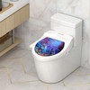 Honbay 3D Toilet Seat Stickers Decals, Waterproof and Removable (Sea