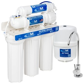 Applied Membranes Inc. 5-Stage Reverse Osmosis Water Filter System, 50-Gallon Capacity