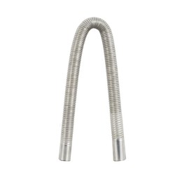 23.6 Inches Stainless Steel Exhaust Hose，iesel Heater Exhaust Pipe Flexible Exhaust Tubing Generator Flex Extension Pipe Stainless Steel 1"/2.5cm Inner Diameter