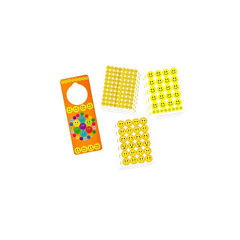 Hygloss Products Emoji Emoticon Stickers - 2000 Stickers - 1/2
