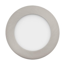 EGLO connect.z Fueva-Z Smart Home LED Recessed Bathroom Spotlight, Ultra Flat, Diameter 120 mm, ZigBee App and Voice Control, Alexa, Light Colour (Warm White/Cold White), Dimmable, Metal Recessed