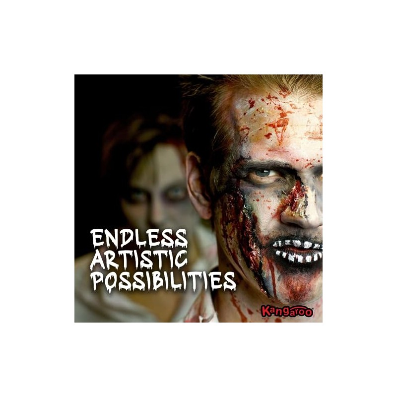 Látex Monstruo líquido, pinta 16 onzas, crea Monster/Piel Zombie y