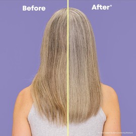 Matrix So Silver Shampoo Shampoo matizador morado ideal para neutralizar tonos amarillos en el cabello rubio o platinado 1L