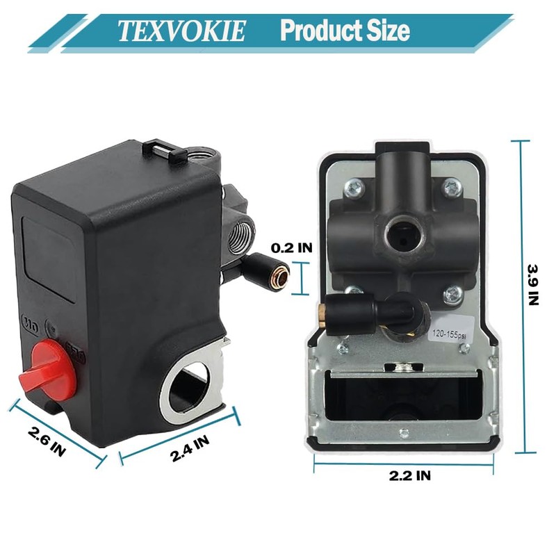 Air Compressor Pressure Switch ， Compatible with Condor MDR 11/11