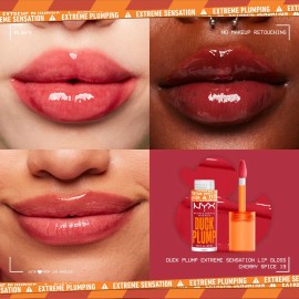 NYX Professional Makeup Duck Plump Brillo De Labios Con Efecto Plump Color 'Cherry Spice