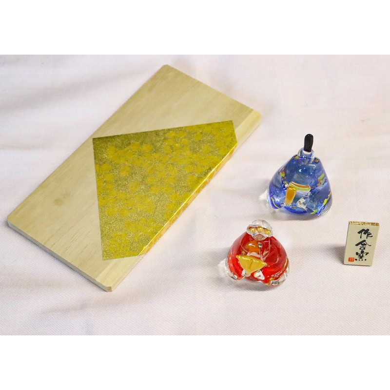 Craftsman House Peach Festival Hina Doll, Handmade, Color, Glass, Hina