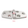 SMART MARINE 2Pcs Deck Door Hinges 3'x1.5'(76mm X 38mm) 316