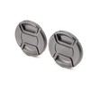 PROtastic® 62mm Lens Caps (Pack Of 2) - Spring Loaded
