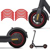 TOMALL Scooter Reflective Sticker Waterproof Reflective Wheel Stickers Compatible with