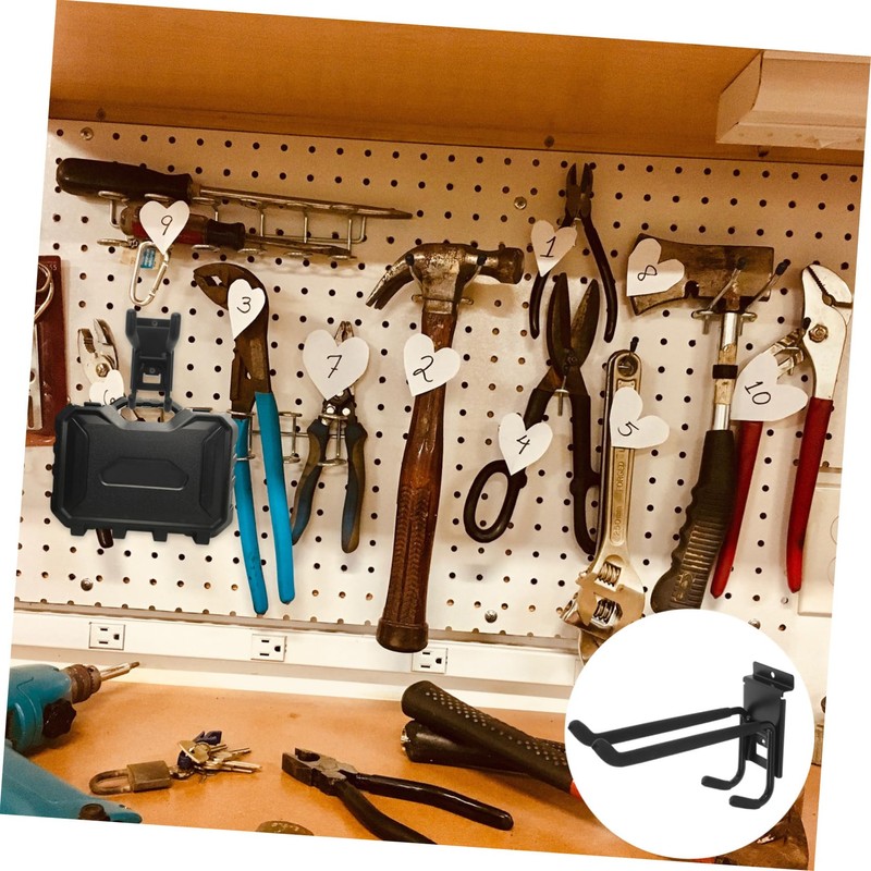 LALAFINA Heavy Duty Garage Wall Hook Multi Functional Storage for