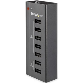StarTech.com ST7C51224EU USB Charging Station 7 Port (5x 1A Ports & 2x 2A Ports, Standalone, USB Charging Strip for Multiple Devices)