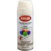 Krylon K05355507 ColorMaster Paint + Primer, Gloss, Dover White, 12