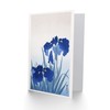 Wee Blue Coo Iris Flowers Ohara Koson Greeting Card With