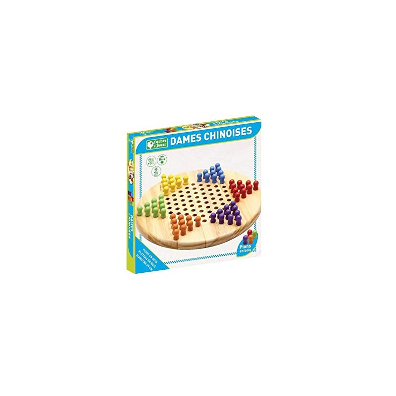 Jeujura Chinese Ladies Wooden Play Tree and Tiles Minimum Age