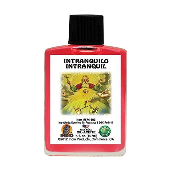 INDIO Oil- Intranquil INTRANQUILO 1/2oz