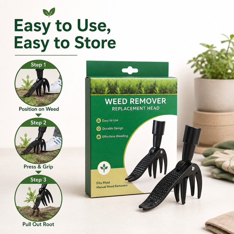 Weeding Head Replacement for Stand-Up Weed Pullers – Manual Claw