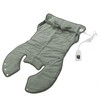Back Heating Pad Dark Grey Soft Plush Hands Free Design
