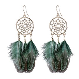 Stocking Stuffers Holiday Outfits for Women 2024 Feather Earrings for Women Vintage Boho Earrings Long Tassel Dangle Earrings Bohemian Statement Earrings Dainty Western Jewelry for Women