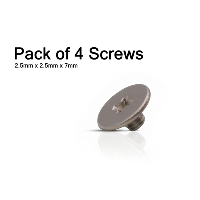Laptop Top Lid Hinge Screws – 4 Pack 2.5mm x