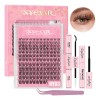 Kit Pestañas Naturales Volumen Nycaar Con Pegamento Diy