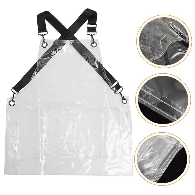BIUDECO Salon Stylist Aprons Barber Apron Work Apron Work Adjustable
