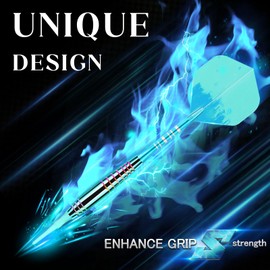 Lavishio Soft Tip Darts Set - Soft Tip Darts for Electronic Darts Boards - Plastic Tip Darts Set with Aluminium Shaft for Electronic Darts Boards (Bright Blue)