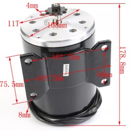 Unbranded Scooter Electric Motor MY1020 800W 36V kit Controller & Throttle Pedal E-BIKE