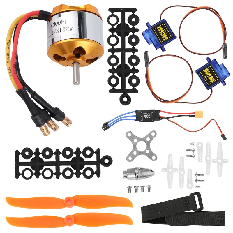 2212 1400KV Motor 8060 Propeller 9G Servo 30A XT60 ESC