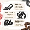 Black French Curl Braiding Hair 12 Inch 8 Packs