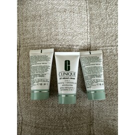 Clinique : Clinique 2 in 1 Cleansing+ Exfoliating Jelly 1oz Each Lot Of 3