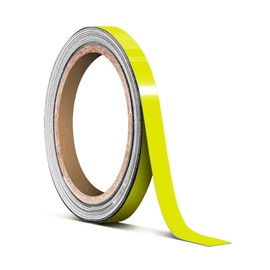 VViViD Vinyl Tape Pinstripe Yellow Fluorescent Neon Gloss Adhesive Automotive Film (1/4" x 20ft)